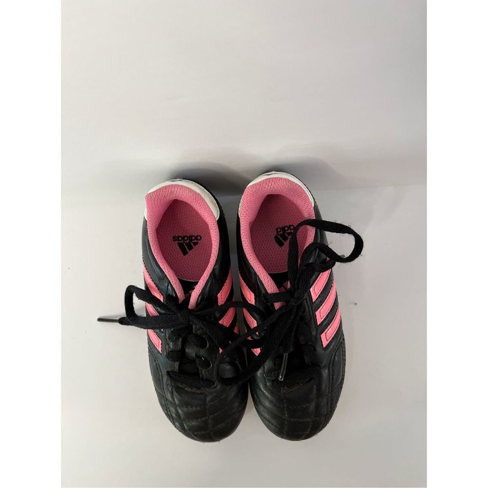 Adidas Girls Soccer Cleats Size 10 Black Pink - Picture 5 of 5
